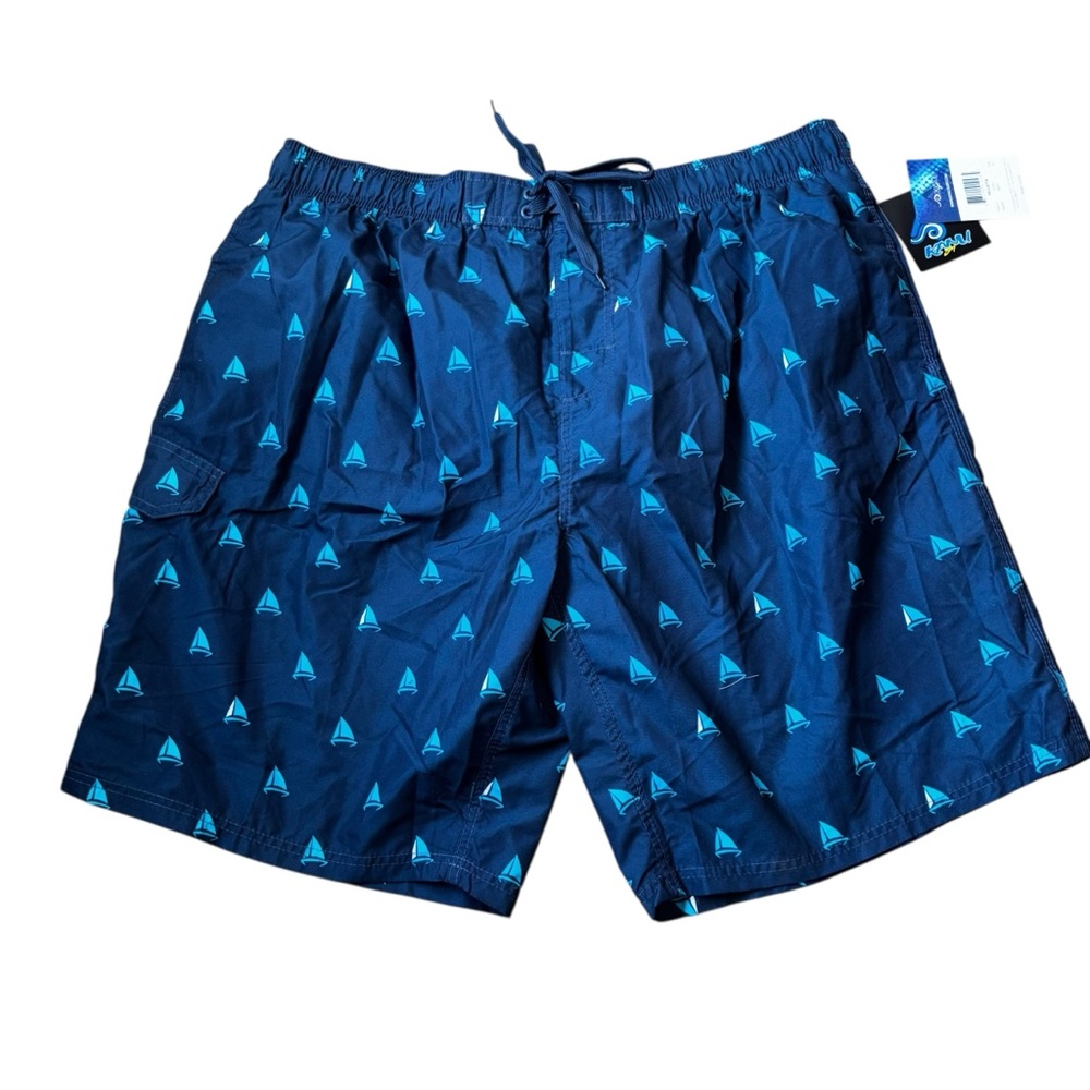 NWT Kanu Surf Men’s Swim Trunks, sz 3X - Picture 2 of 7